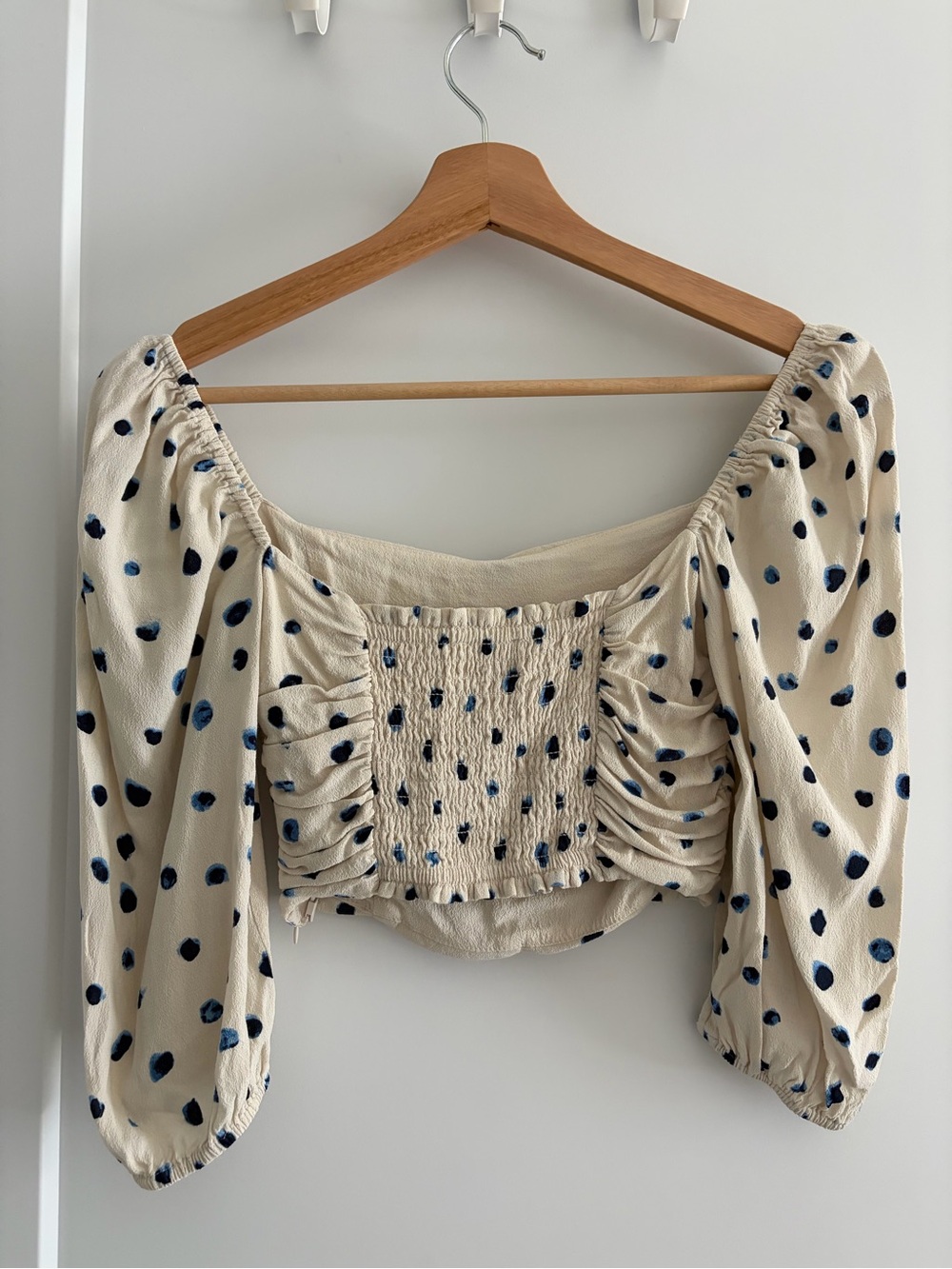 Aritzia Wilfred Lolita Blouse Polka Dot - Picture 2 of 3